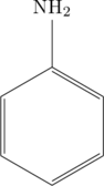 \chemfig{*6(-=-=(-\ce{NH2})-=)}
