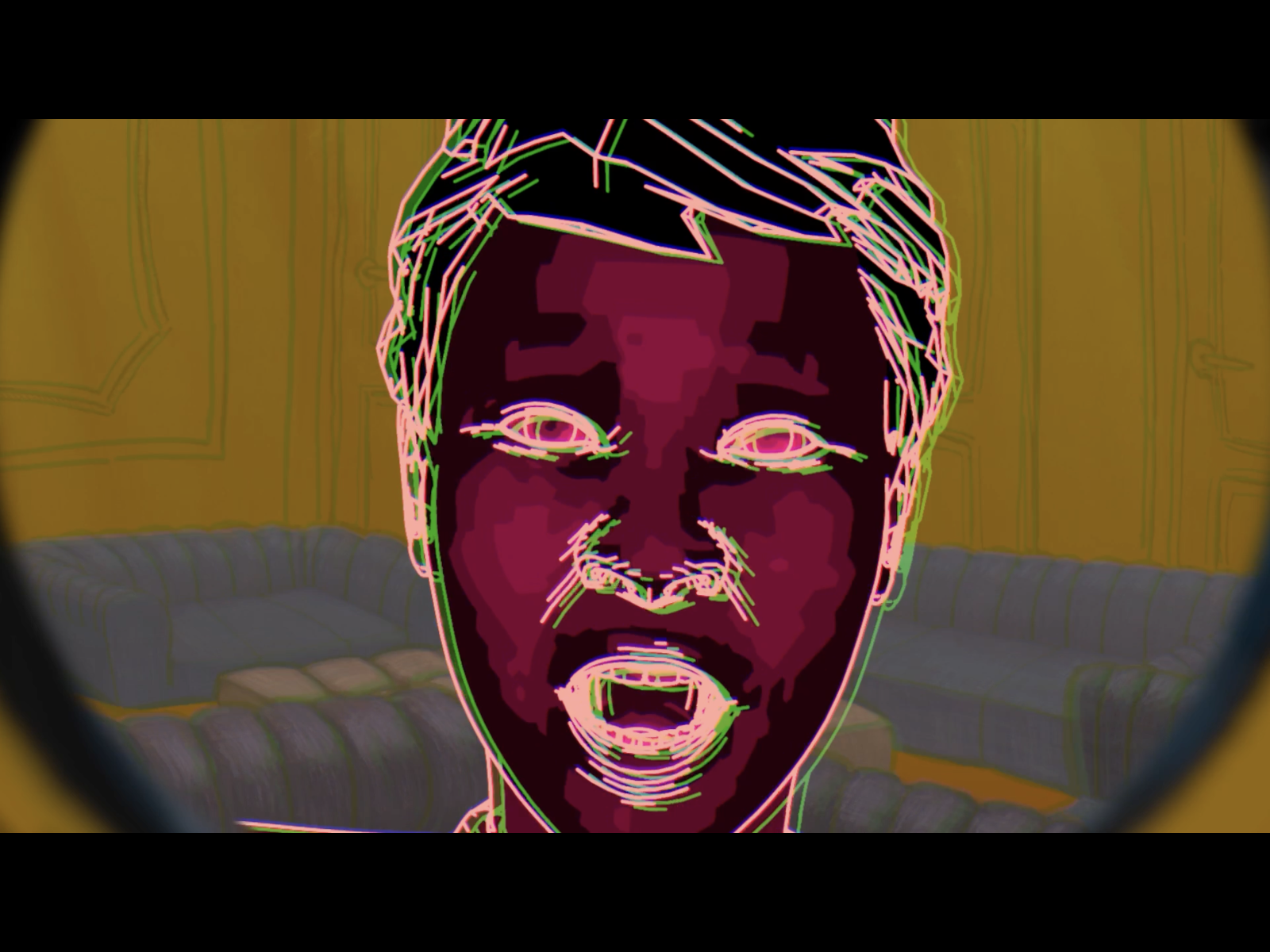Dr. Mwanamyé, as seen through a shakier surveillance camera.