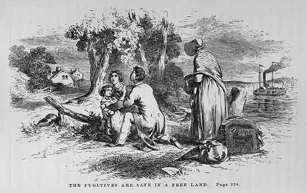 The fugitives are safe in a free land