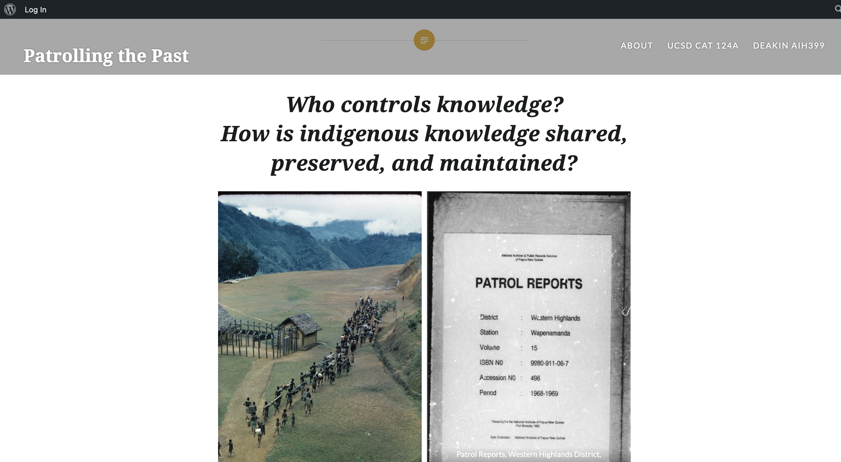 Patrolling the Past Screenshot