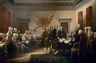 Cover of Declaration of Independence -- Signatories