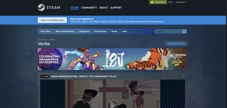 Home page screenshot